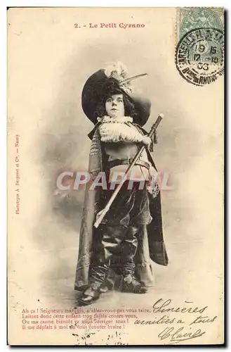 Cartes postales Fantaisie Enfant Le petit Cyrano