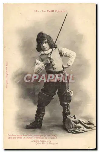 Cartes postales Fantaisie Enfant Le petit Cyrano