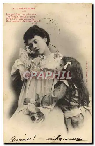 Cartes postales Fantaisie Enfant Femme