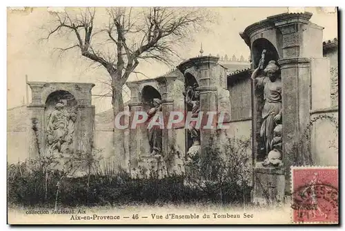 Cartes postales Aix en Provence Vue d&#39ensemble du tombeau sec