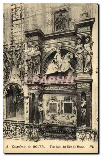 Cartes postales Cathedrale de Rouen Tombeau du duc de Breze