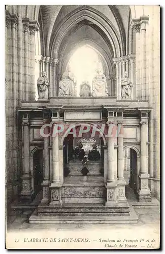 Ansichtskarte AK Abbaye de Saint Denis Tombeau de Francois 1er et de Claude de France