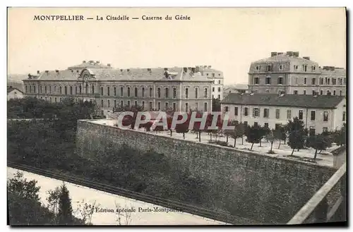 Ansichtskarte AK Militaria Montpellier le citadelle Caserne du Genie