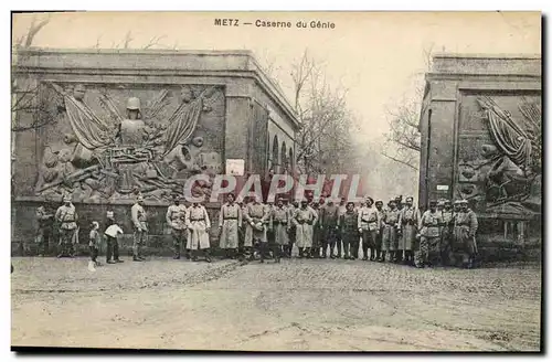 Ansichtskarte AK Militaria Metz Caserne du Genie