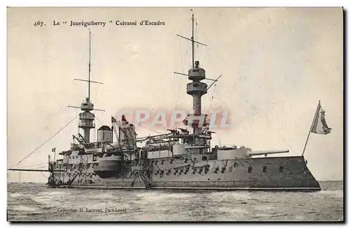 Cartes postales Bateau Le Jaureguiberry Cuirasse d'escadre