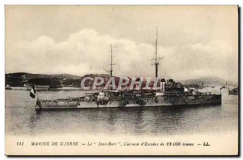 Cartes postales Bateau Le Jean Bart Cuirasse d'escadre