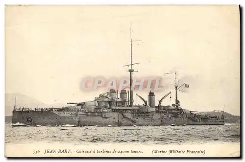 Cartes postales Bateau Jean Bart Cuirasse a turbines