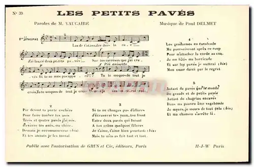 Ansichtskarte AK Les petits paves Vaucaire Paul Delmet