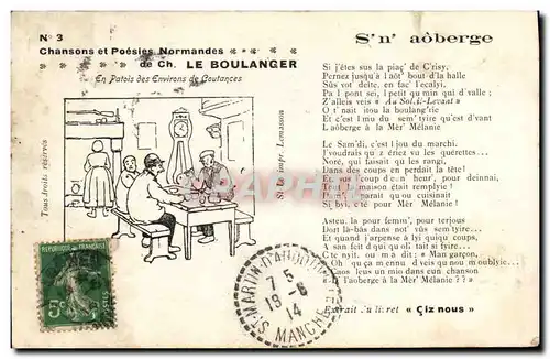 Cartes postales Le Boulanger