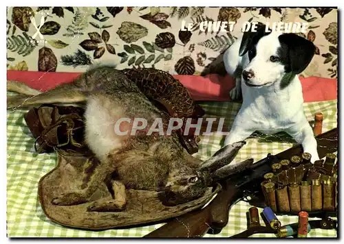 Cartes postales moderne Le civet de lievre Chasse