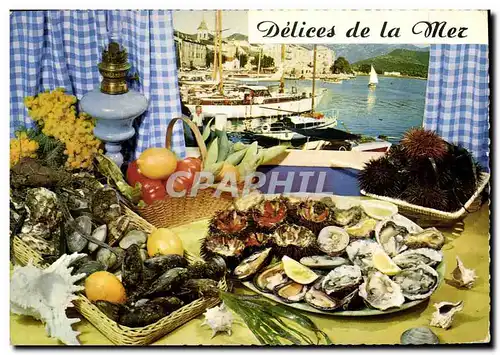 Cartes postales moderne Delices de la mer