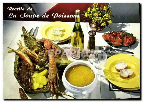 Cartes postales moderne La soupe de poissons