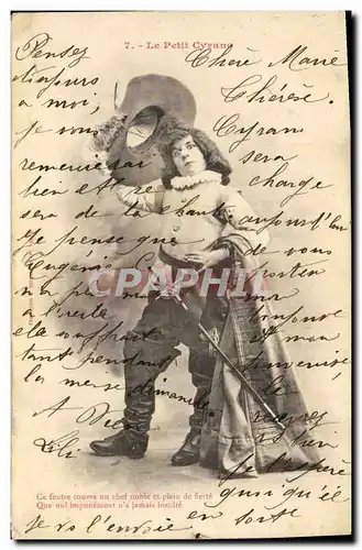 Cartes postales Fantaisie Enfant Le petit Cyrano