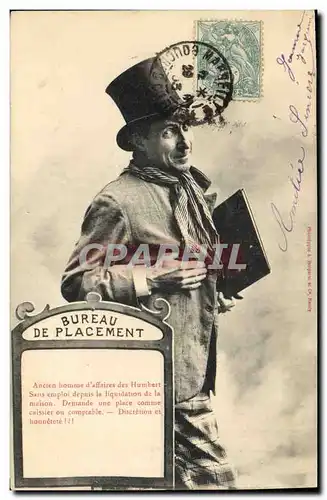 Cartes postales Fantaisie Bureau de placement