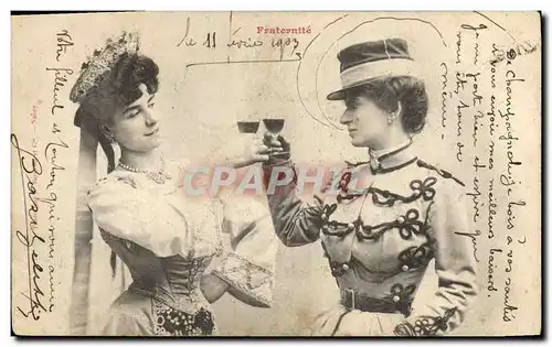 Cartes postales Fantaisie Femmes Fraternite