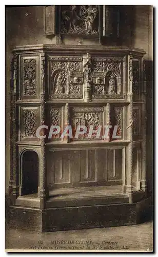 Cartes postales Musee de Cluny Credence Art Francais