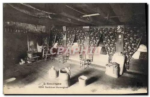 Cartes postales L&#39Auvergne Interieur Auvergnat