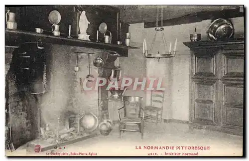 Cartes postales Normandie Interieur Normand