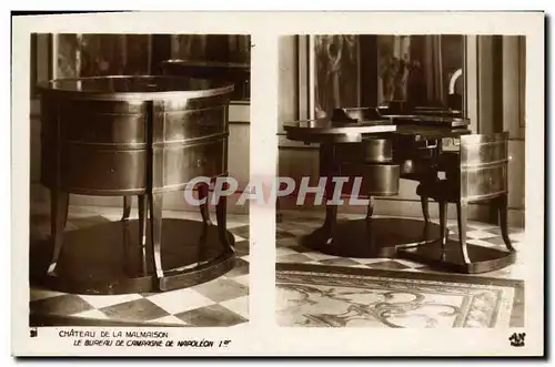 Cartes postales Chateau de la Malmaison Le bureau de campagne de Napoleon 1er