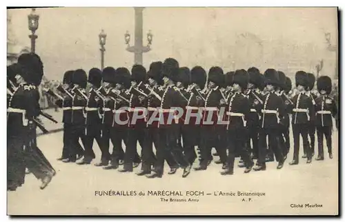 Ansichtskarte AK Funerailles du Marechal Foch L&#39armee Britannique