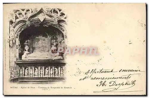 Cartes postales Bourg Eglise de Brou Tombeau de Marguerite de Bourbon