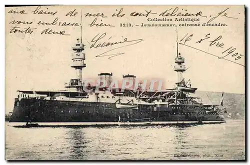 Cartes postales Bateau Jaureguiberry Cuirasse d&#39escadre