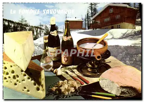 Cartes postales moderne La fondue Savoyarde