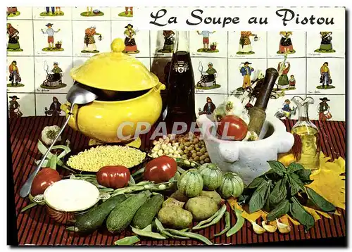 Cartes postales moderne La soupe au Pistou