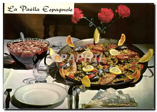 Cartes postales moderne La Paella Espagnole