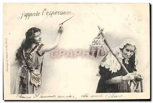 Cartes postales Fantaisie Femme L'Esperance