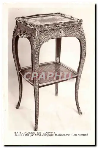 Cartes postales Paris Musee du Louvre Petite table