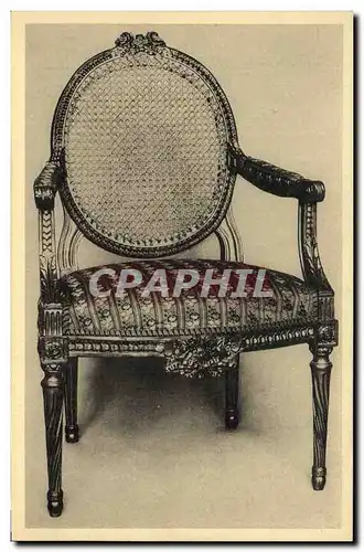 Ansichtskarte AK Fauteuil en bois Louis XVI