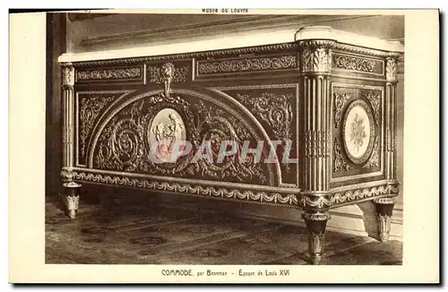 Cartes postales Paris Musee du Louvre Commode Beneman Louis XVI