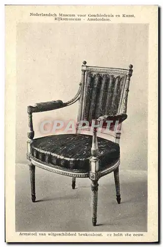 Cartes postales Rijksmuseum Amsterdam Armstoel
