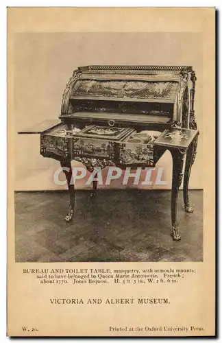 Cartes postales Bureau and Toilet Table Victoria and Albert Museum