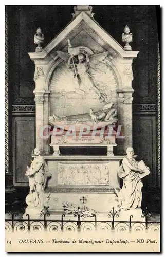 Cartes postales Orleans Tombeau de Monseigneur Dupanloup