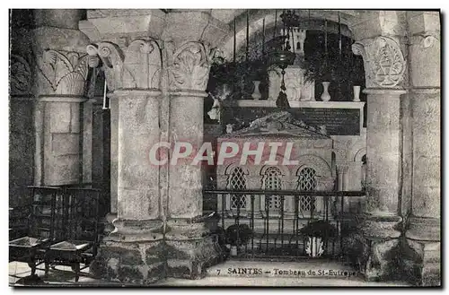 Cartes postales Saintes Tombeau de St Eutrope