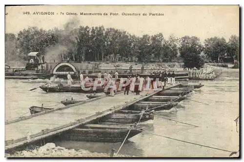 Ansichtskarte AK Militaria Avignon 7eme Genie Manoeuvres de pont Ouverture de portiere