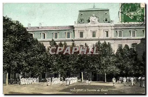 Cartes postales Militaria Avignon La caserne du Genie