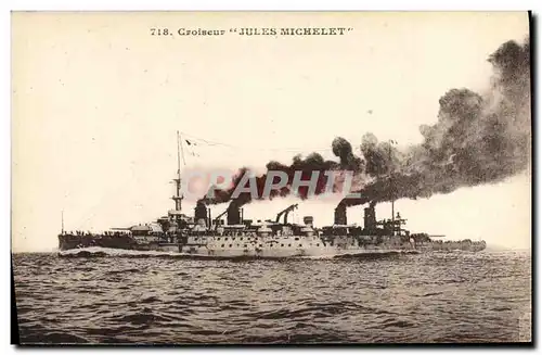 Cartes postales Bateau Jules Michelet