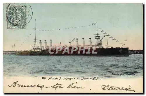 Cartes postales Bateau La Jeanne d'Arc