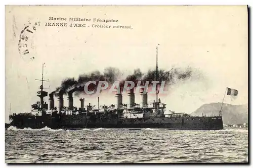 Ansichtskarte AK Bateau La Jeanne d&#39Arc Croiseur Cuirasse