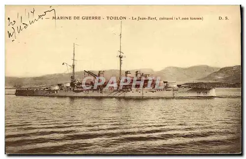 Cartes postales Bateau Toulon le Jean Bart Cuirasse