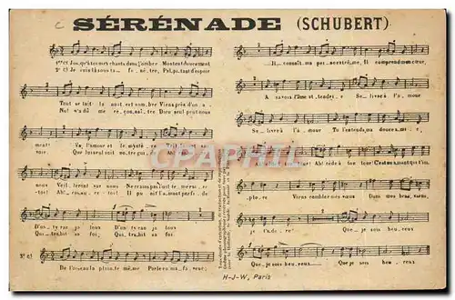 Ansichtskarte AK Serenade Schubert