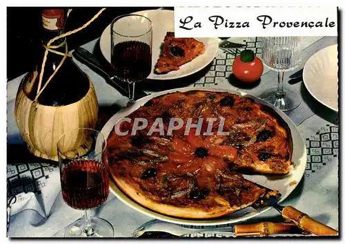 Cartes postales moderne La pizza Provencale