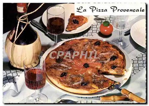 Cartes postales moderne La pizza provencale