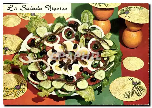 Cartes postales moderne La salade nicoise