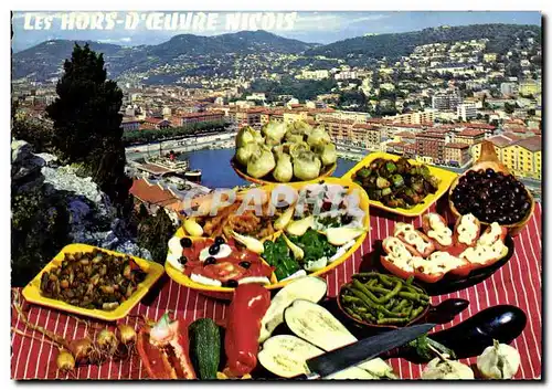 Cartes postales moderne Les hors d&#39oeuvre Nicois