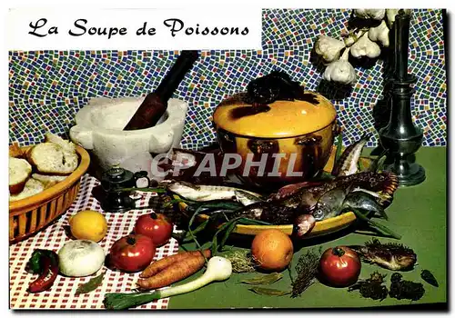 Cartes postales moderne La soupe de poissons