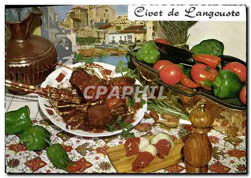 Cartes postales moderne Civet de Langouste